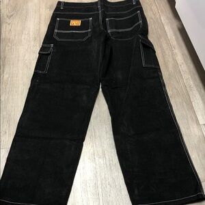 Men's Black CUNTY FB Pants with Contrast Stitching